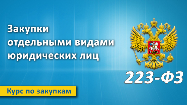 Организация и проведение закупок 223-ФЗ